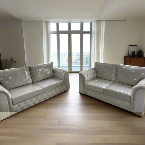 Balfour 3 + 2 sofa set - Cream/Fullback