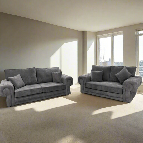 Vegas SE 3 + 2 Sofa Set - Charcoal