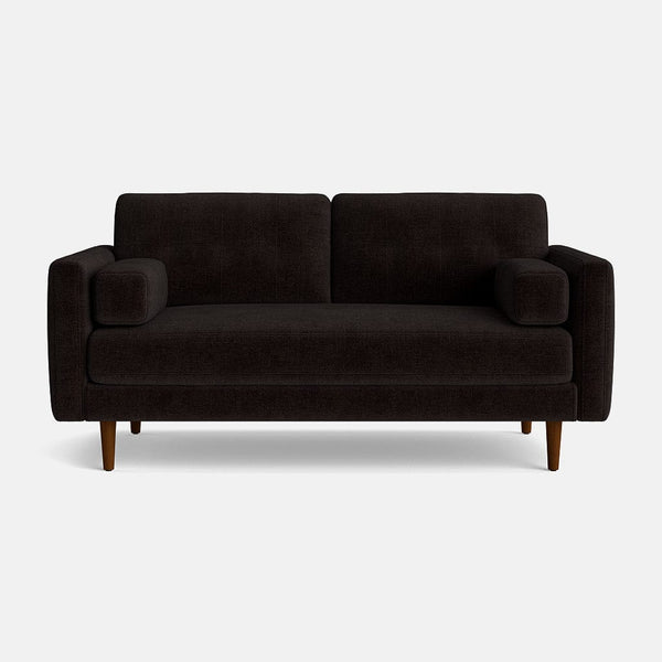 Ritz Luxe 2 Seater Sofa - Chenille Black